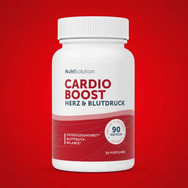 Cardio Boost von NutriSolution – Dose mit 90 veganen Kapseln mit Kalium und Magnesium