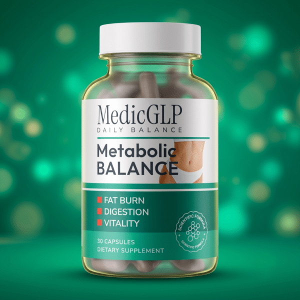 Medic GLP Dose mit 30 Kapseln – Nahrungsergänzungsmittel mit Chrom und Grüntee-Extrakt