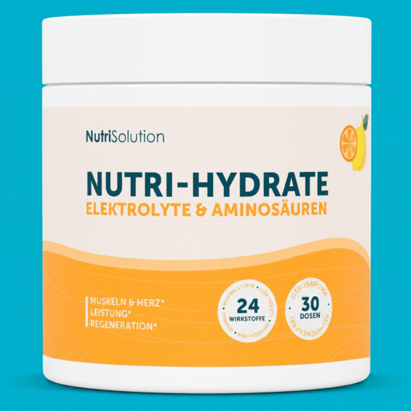 Nutri-Hydrate® Elektrolyt-Pulver von NutriSolution – 240-g-Dose mit Zitrusgeschmack