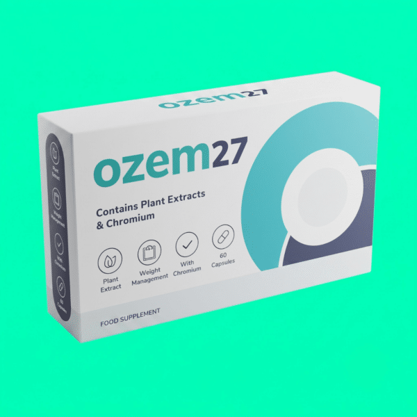 Ozem27 – vegane Kapseln mit Grüntee-Extrakt, Chrom und Zink, 60 Stück