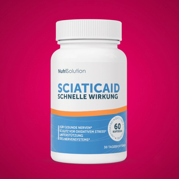 SciaticAid Kapseln von NutriSolution, Dose mit 60 Kapseln
