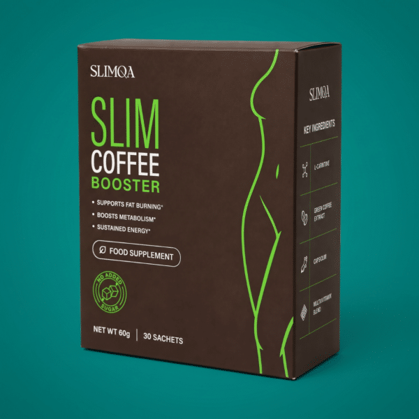 Packung Slimqa Slim Coffee Booster mit 30 Portionsbeuteln, 60 g